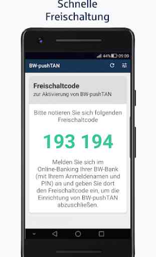 BW-pushTAN für mobiles Banking 3