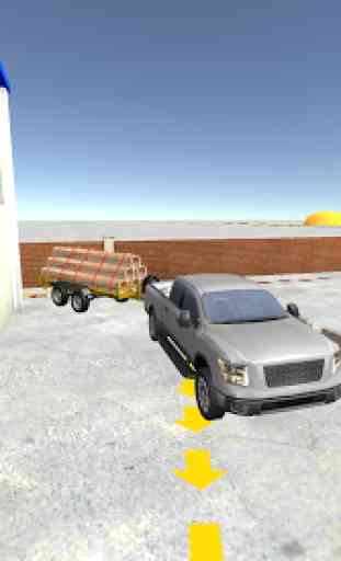 Carro Simulador 3D: Aço Transporte 1