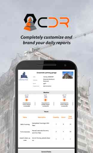 CDR Construction Daily Reports 4