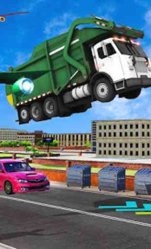 cidade vôo lixo caminhão dirigindo simulador jogos 2