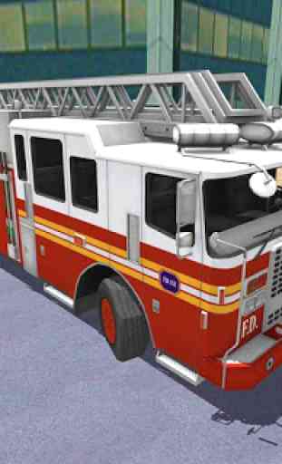 City Fire Truck Rescue 1