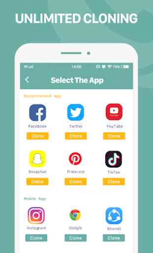 Dual App - Dual Space&Multiple Accounts App Cloner 3
