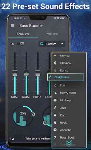 Equalizador - Volume & amplificador de graves 3