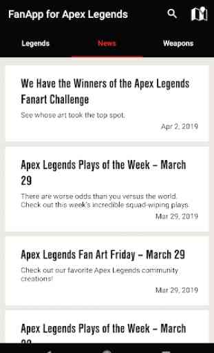 Fan made App for Apex Legends 2