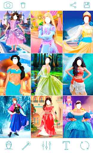 Fantasia de princesa & Penteado - Princess Costume 4