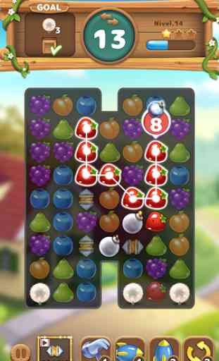 Fruits Garden : Link Puzzle Game 4