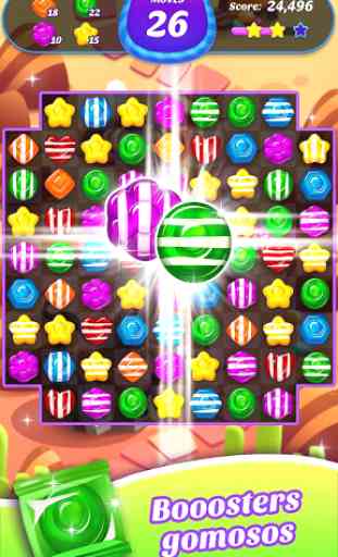Gummy Candy Blast - Jogo de Puzzle Match 3 grátis 2