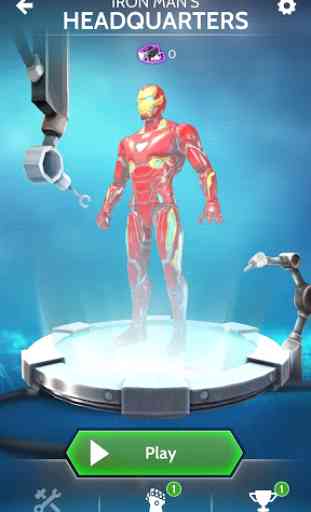 Hero Vision Iron Man AR Experiência 1