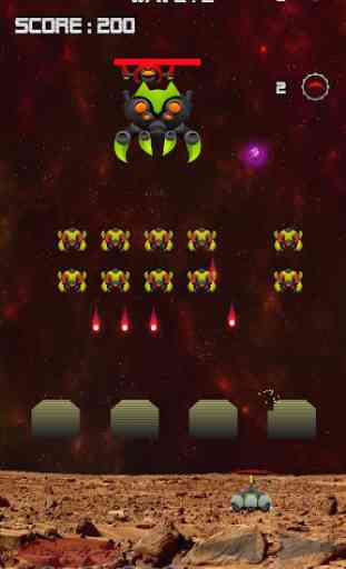 Invaders Mars Defender - Retro space shooter 3