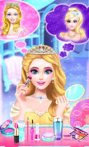 Jogo de vestir e maquiagem para princesa 1