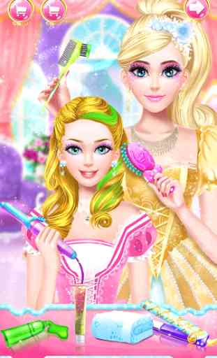 Jogo de vestir e maquiagem para princesa 3