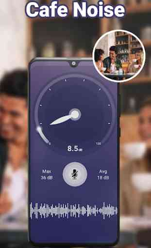 medidor de medição de som decibel e detector ruído 4