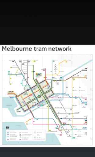 Melbourne Tram Map 2
