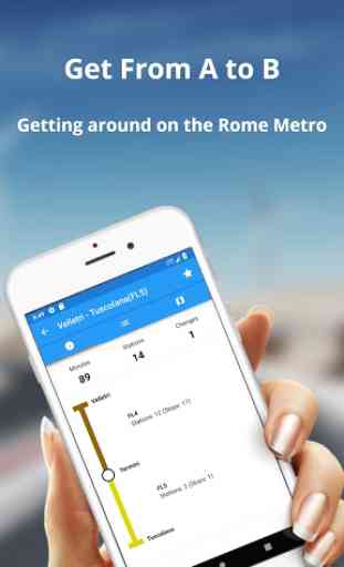 Metro de Roma - Planejamento de mapas e rotas 2