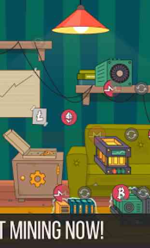 Miner - simulador de vida, magnata bitcoin clicker 1
