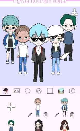 My Webtoon Character - K-pop IDOL avatar maker 1