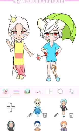 My Webtoon Character - K-pop IDOL avatar maker 3