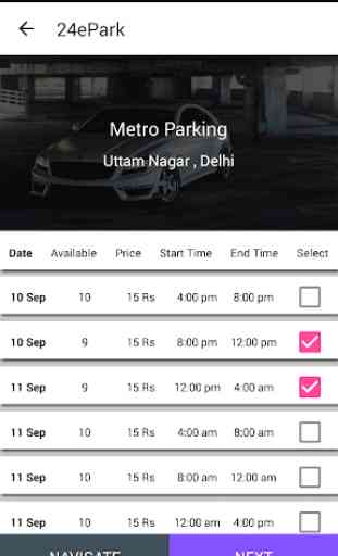 Online Parking Booking App 3