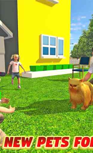 pai virtual: família feliz 3D 3