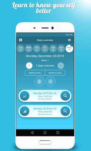 Panic Diary: A anxiety tracker app 2