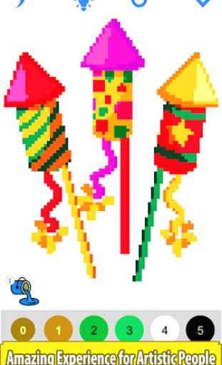 Party Color by Number: Pixel Art, Sandbox Coloring 3