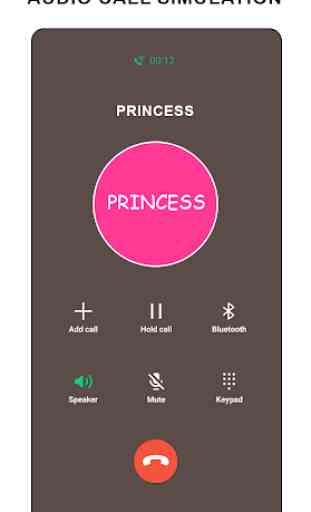 Princess Fake Call Simulator 4