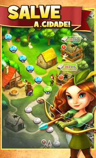 Robin Hood Legends - Quebra-cabeças com fusão de 3 2