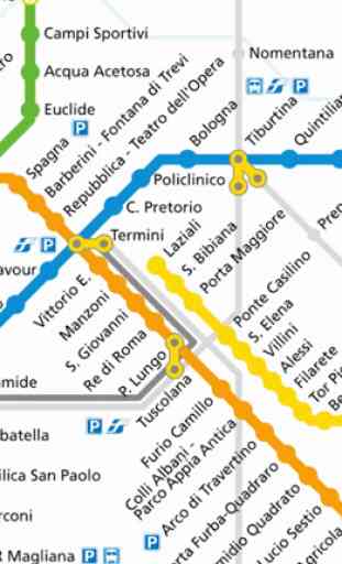Rome Metro Map (Offline) 1