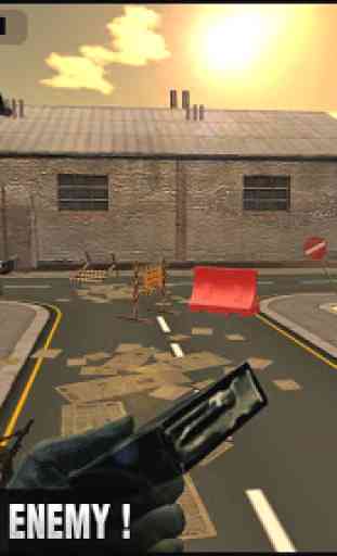 Simulação de arma: campo de batalha tiro arma 3