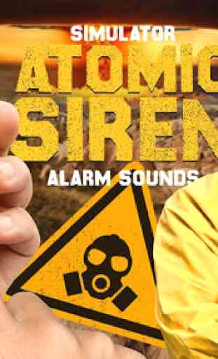 Simulador de som de alarme de sirene atômica 3