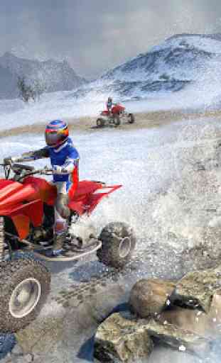 snow mountain atv quad moto jogo de corrida 1
