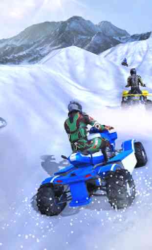 snow mountain atv quad moto jogo de corrida 4