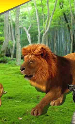 Sobrevivência de veados de caça de leão selvagem 2