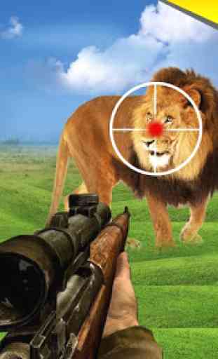 Sobrevivência de veados de caça de leão selvagem 4