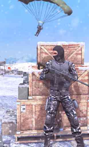 Soldado de inverno: jogo de tiro do exército 2