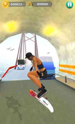 Surfista de Hoverboard 3D 3