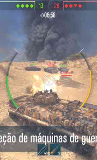Tank Force: Jogos de Tanques 3D  Multiplayer 2