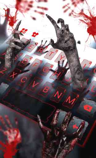 Tema Keyboard Bloody Walking Dead 2