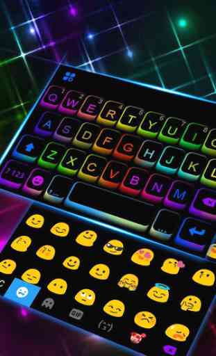 Tema Keyboard Led Colorful 2