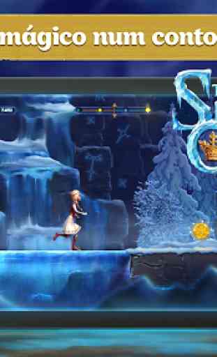 The Snow Queen: Corrida Gelada! Frozen Run Games! 1