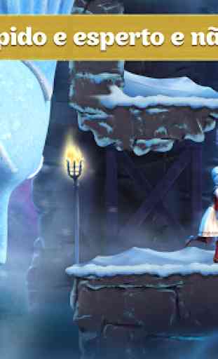 The Snow Queen: Corrida Gelada! Frozen Run Games! 2