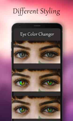 Trocador de cor dos olhos : Editor de olho 4