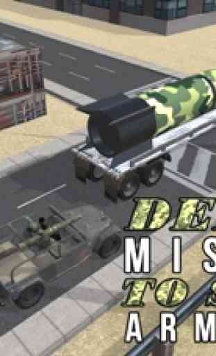 simulador de caminhão de carga exército 3D - final camião de condução e estacionamento jogo de simulação 3