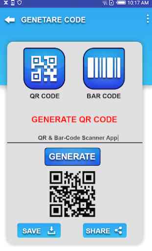 Aplicativo de scanner QR & Bar-Code: Digitalize 4