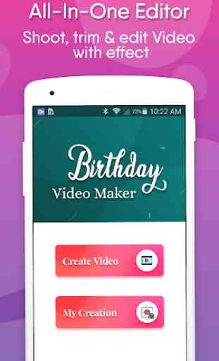 Birthday video maker with song 2