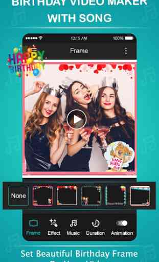Birthday Video Maker with Song 2