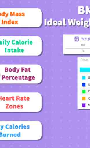 BMI Calculator, Ideal Weight - Body Fat Calculator 1