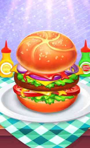 Burger criador Cozinha Restaurante 1