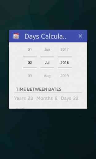 Calculadora de data, calcular a idade e os dias 4