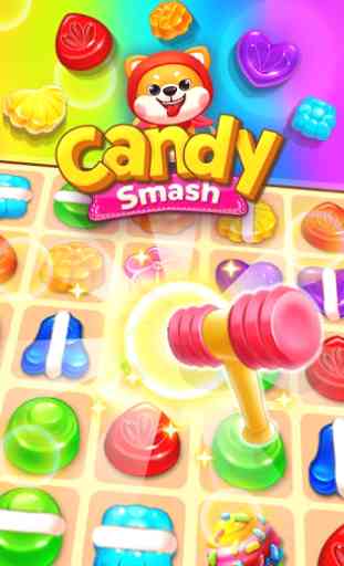 Candy Smash - 2020 Match 3 Puzzle Jogo grátis 1